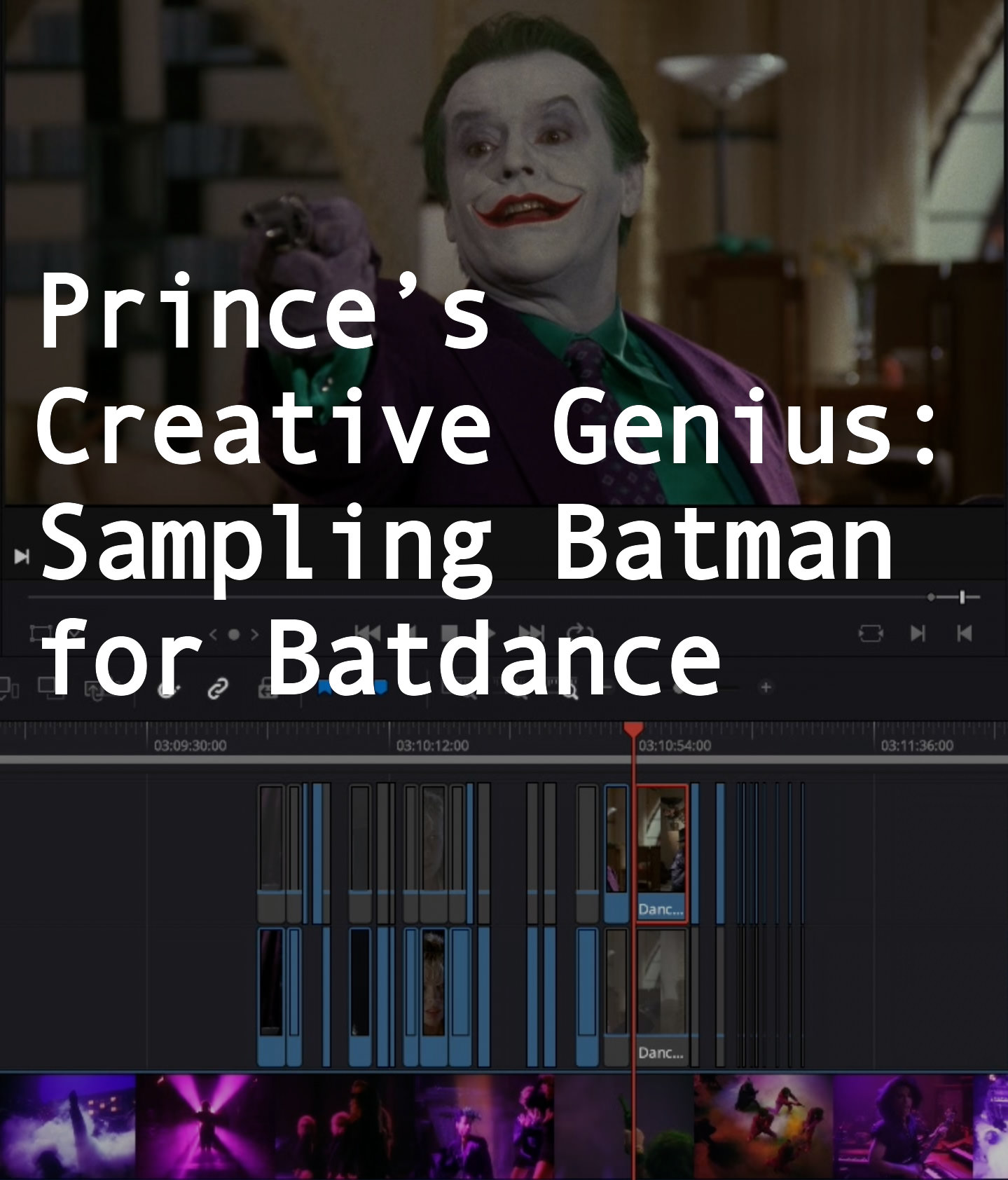 Prince’s Creative Genius: Sampling Batman for Batdance (1989 ...